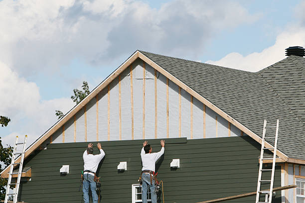 Professional Emergency Siding Repair technician working in James Creek, PA